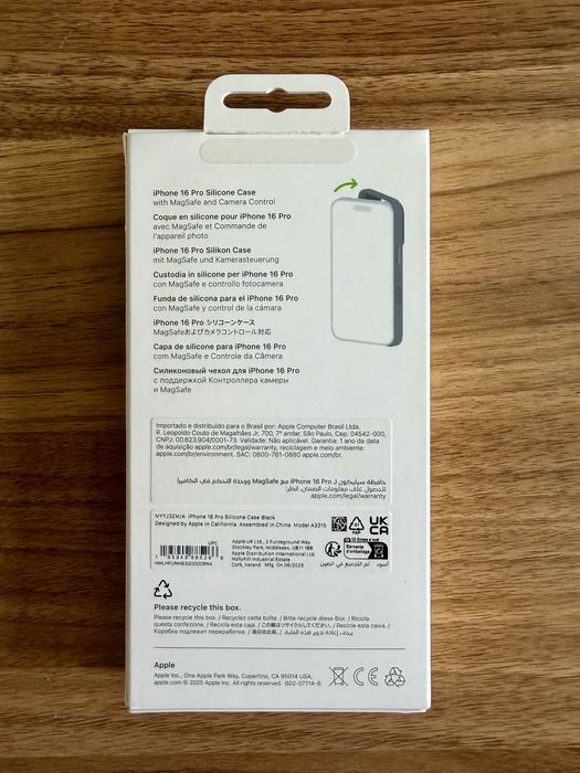 Capa Silicone Iphone 16 PRO
