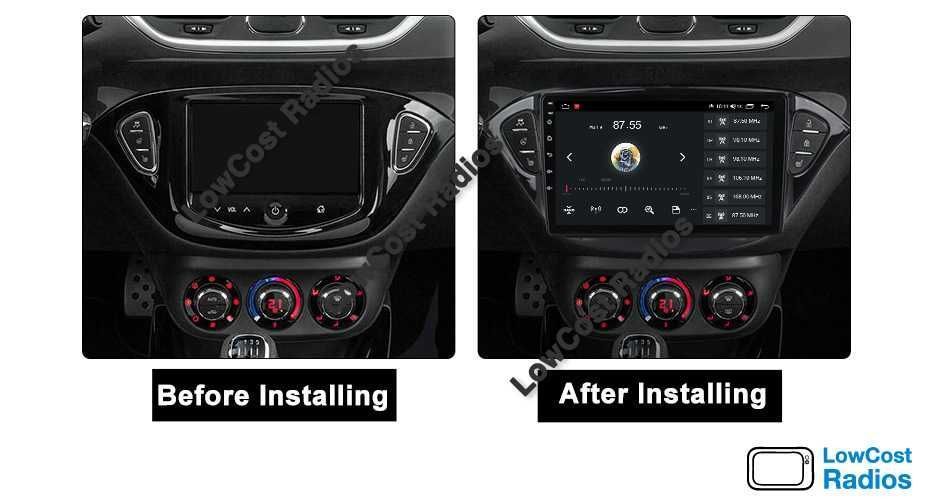 Auto Rádio 9' OPEL CORSA E | GPS ANDROID Bluetooth USB APPS WIFI