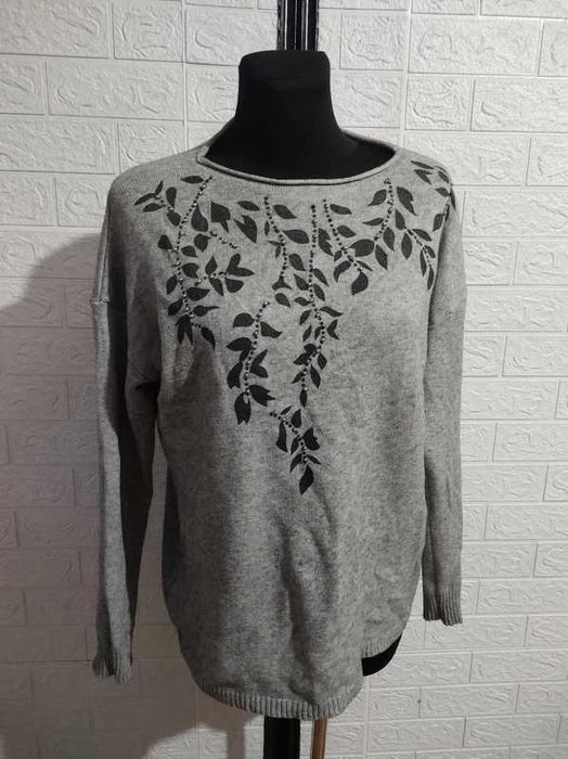 sweter szary zima rozmiar L cena 25 zł