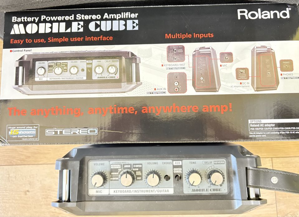 Roland Mobile Cube – mobilny wzmacniacz gitarowy / mini PA / nowy.