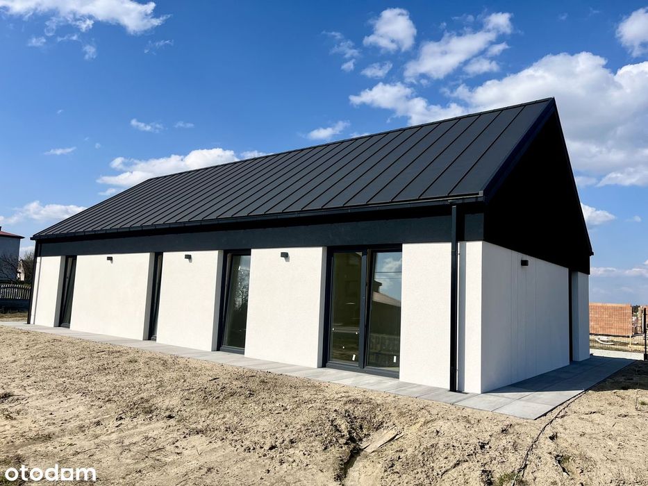 Nowoczesna stodoła - duże przeszklenia-wysoki salon-10min od Wieruszów - Widok 3