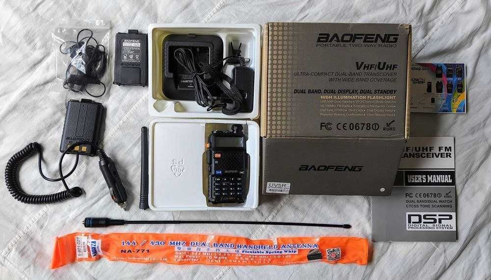 Рація Baofeng UV-5R (Повний комплект) НОВА
