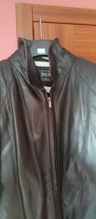 Kurtka skórzana. Ochnik. Czarna. 195cm wzrost