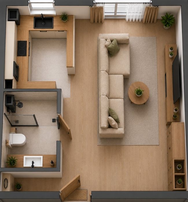30 m2 I Blisko Centrum Augustowa I Balkon I Piwnica I Świetna lokalizacja I Do remontu