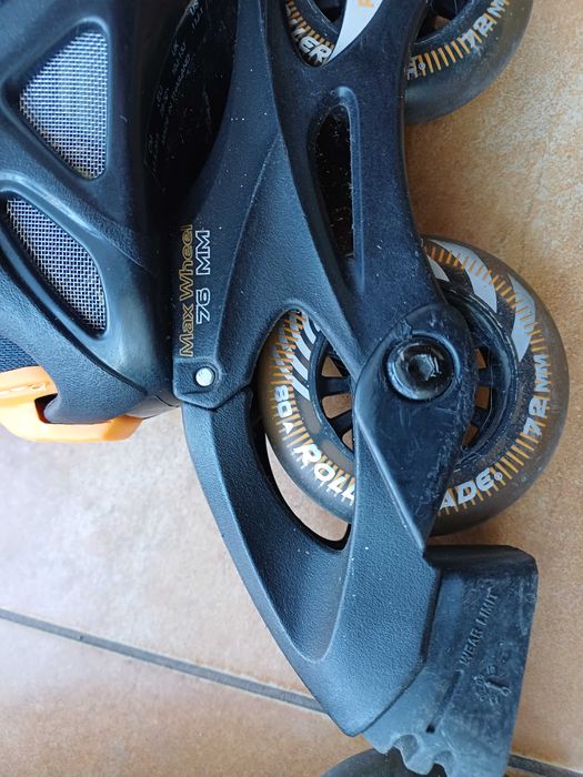Rolki dziecięce Rollerblade (28-32) regulowane w bdb stanie