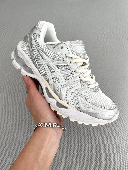 Кросівки Кроссовки Asics Gel-Kayano 14 Silver Серебрянный Срібний Кросовки демісезон