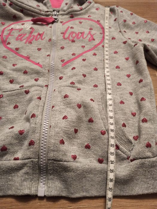 Bluza na suwak r. 110/116