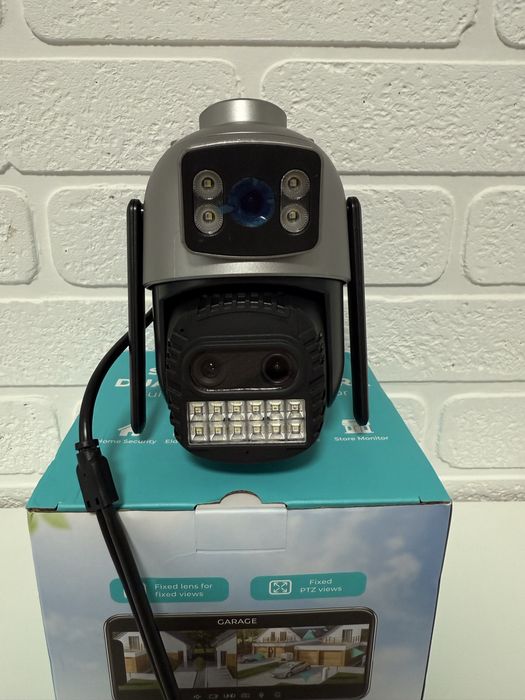 Zoom 10x камера відеоспостереження 15мп A22YQS подвійна O-Kam Pro