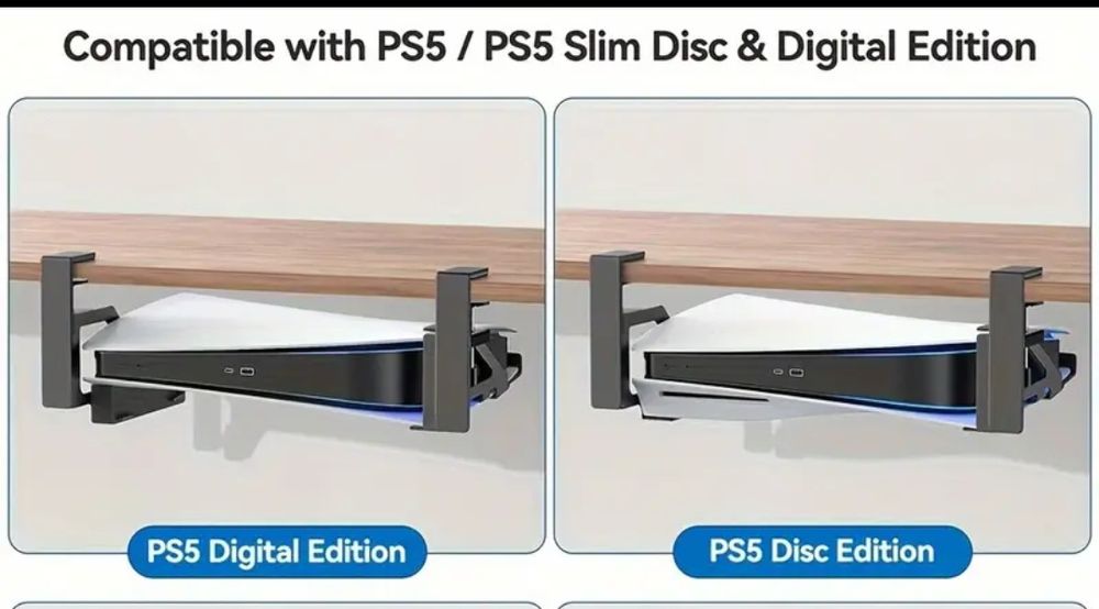 Suporte para PlayStation 5 para secretaria