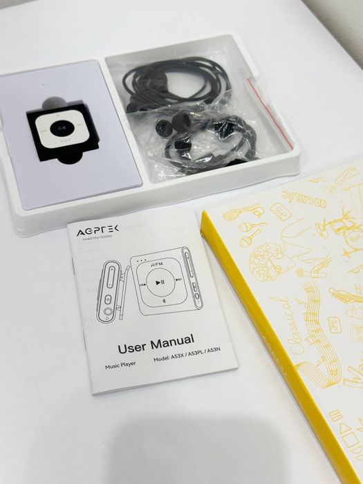 MP3 плеєр Ruizu X66 Bluetooth з кліпсою (чорний)