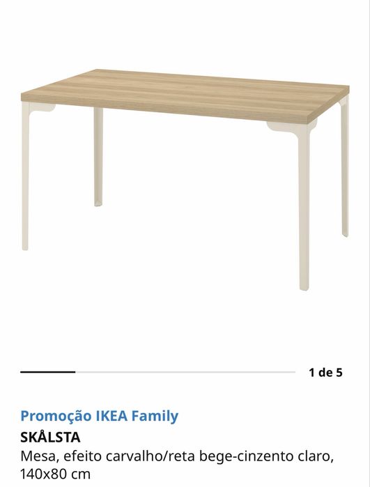 Mesa e 4 cadeiras