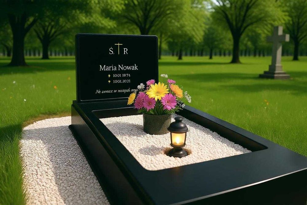 Nagrobek plastikowy, tani pomnik nagrobek Memento KOLORY WYSYŁKA