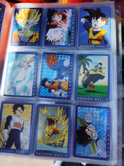 Cartas Dragon Ball Z primeiras edições