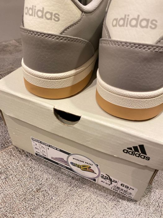 NOWE W PUDEŁKU Adidasy Break Start Low 41 r 26,3 cm sportowe buty grey