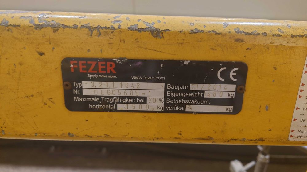 Zawiesie podciśnieniowe Fezer Aero Master 1500/12R 1,5 T