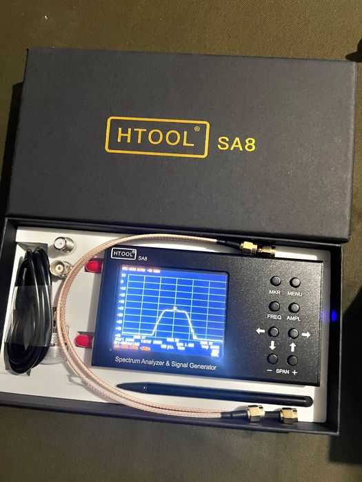 Модернізований аналізатор спектра SA8, джерело сигналу 35-6200 МГц