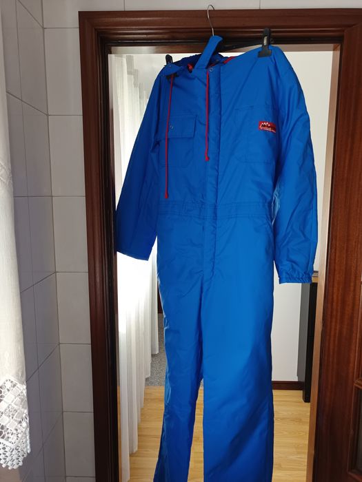 Fato de macaco Azul