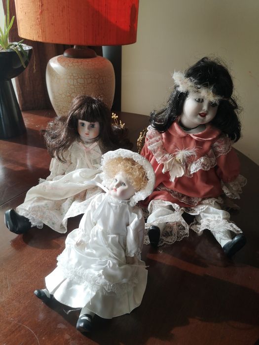 Bonecas de porcelana de coleção