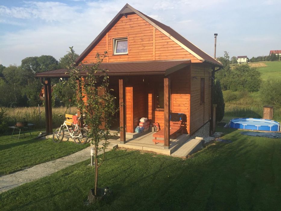 Całoroczny dom piętrowy , działka 1200 mkw - Lipowa okolice Żywca