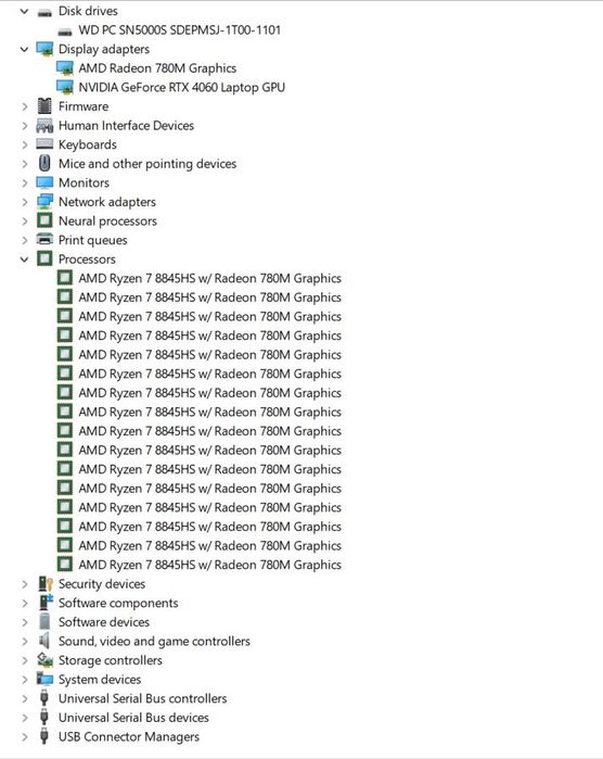 Lenovo LOQ 15 Ryzen 7 8845HS /16 Ram/ 1TB/ 4060/ FHD IPS Hz