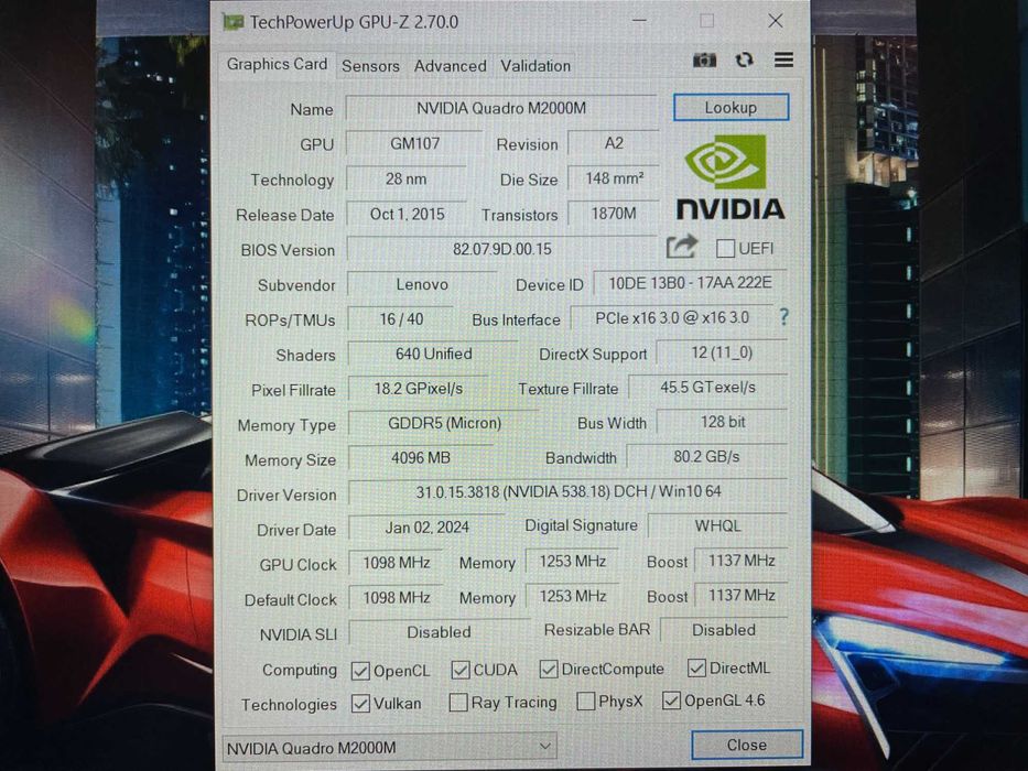 Ноутбук Lenovo Thinkpad P50 [XEON 8 ЯДЕР] NVIDIA 4 GB [IPS] R16 SSD на Куліша 22