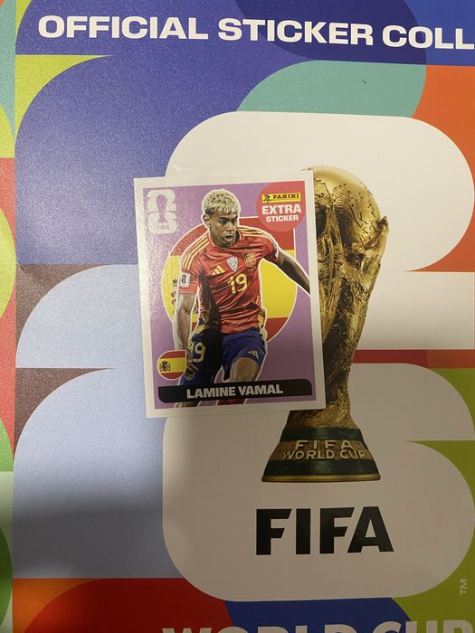 Lamine Yamal extra sticker fifa world cup 2026