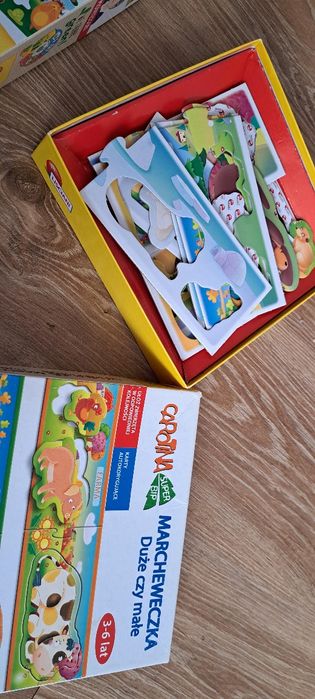 Dwie gry układanki, Montessori zwierzątka