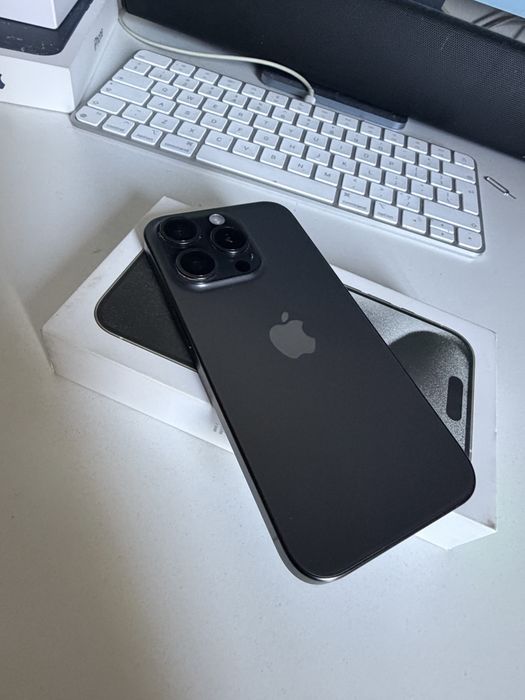 @ # Bateria 100% iPhone 15 Pro 256gb Black Titanium Idealny