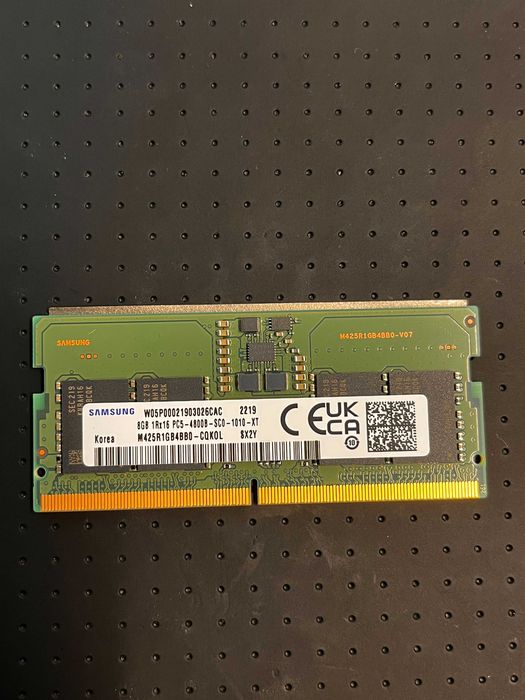Memória RAM Samsung 8GB DDR5 4800MHz SODIMM – Para Portátil