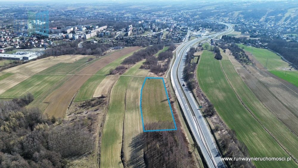 Teren inwestycyjny 0,87 ha MPZP produkcja / magazyny przy obwodnicy