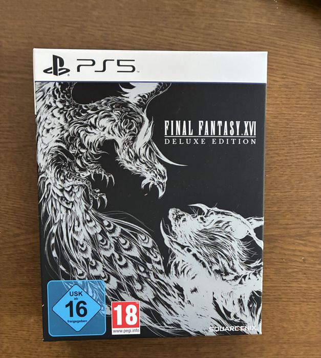 Final Fantasy XVI 16 Steelbook + Mapa z Edycja Deluxe PC PS4 PS5 Xbox