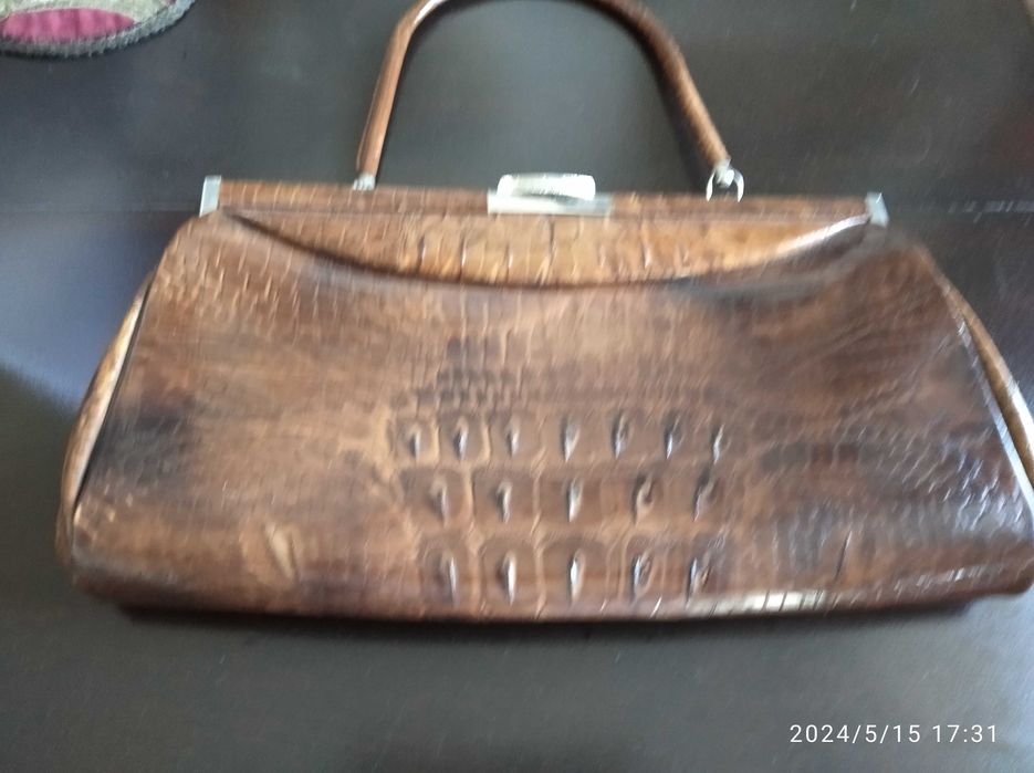 torebka ze skóry krokodyla
