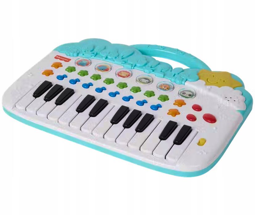 PIANINO ZE ZWIĘRZETAMI muzyczne interaktywne Fisher Price DLA DZIECI