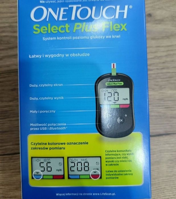 Nowy glukometr One Touch Select Plus Flex