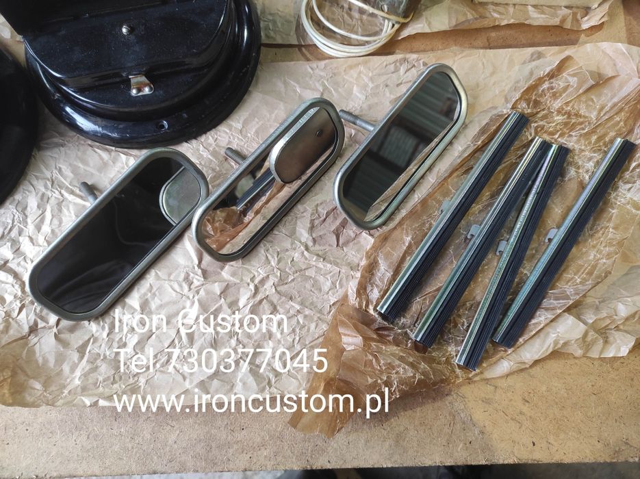 Części GAZ 69 Uaz lusterko lampa Warszawa wycieraczka  Wołga Pabieda