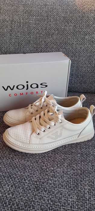 Wojas sneakersy białe trampki okazja r. 37