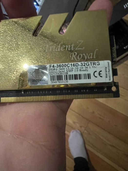 G.Skill Trident Z Royal DDR4 3600 MHz CL16