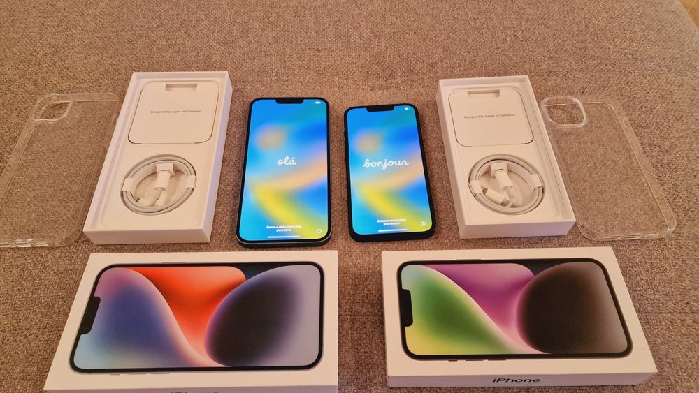 IPhone 14 Plus 256GB, 128 e 14. Troca/retoma. Fatura, garantia, capas