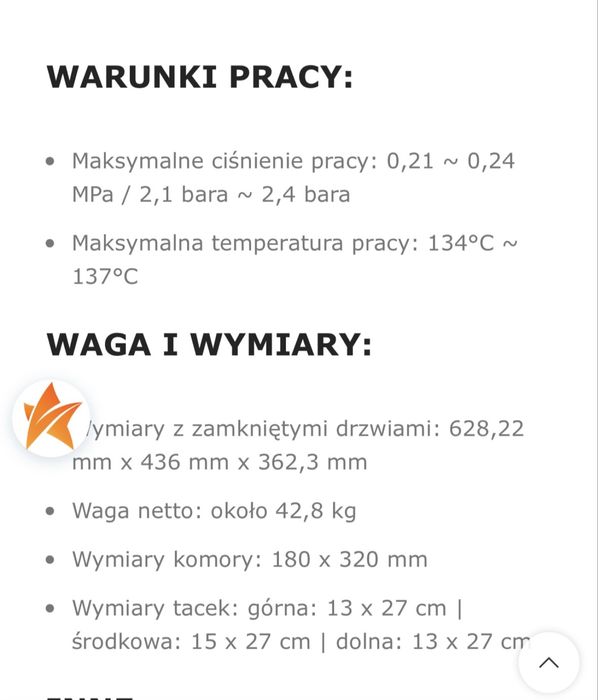 Autoklaw na gwarancji