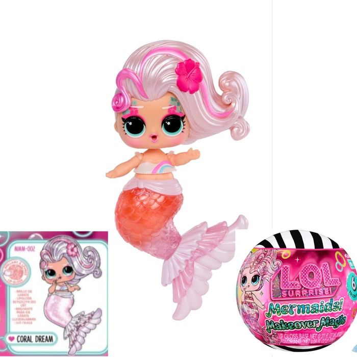 Lol surprise mermaids makeover magic color change лялька лол русалоньк