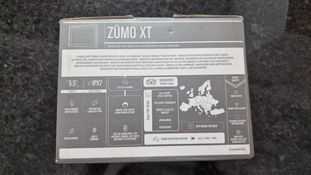 GPS Moto Garmin Zūmo XT NOVO – Ecrã 5.5" Ultrabrilhante