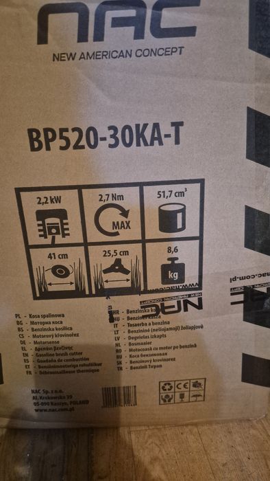 Kosa spalinowa NAC BP520-30KA-T