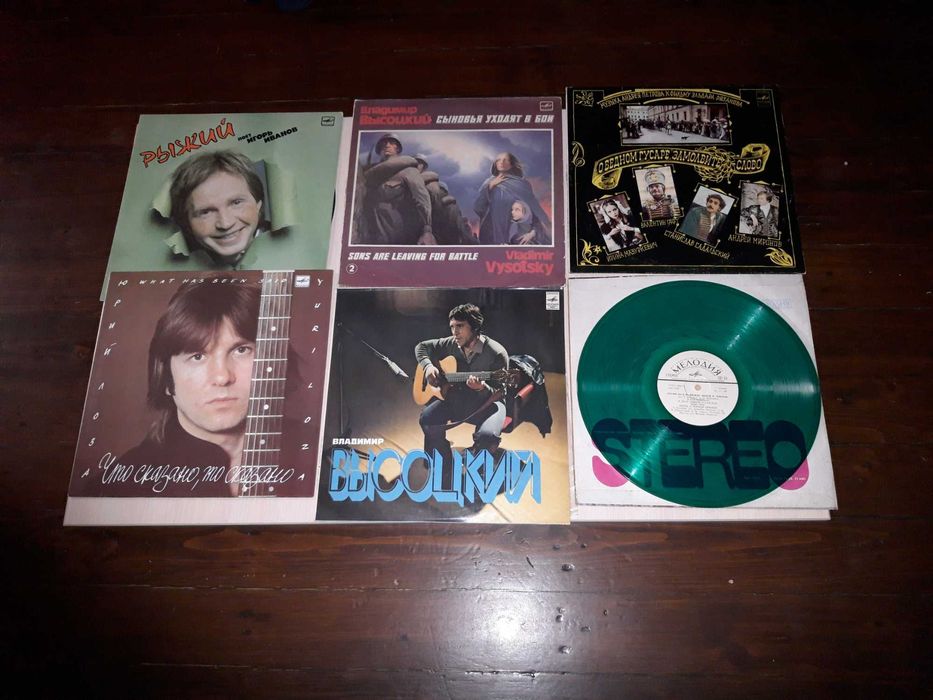 Грампластинки разные