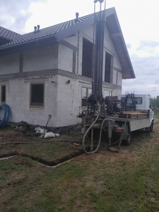 Wiercenie studni  głębinowych. Studnie głębinowe  odwierty pod pompy ciepla Szczytno