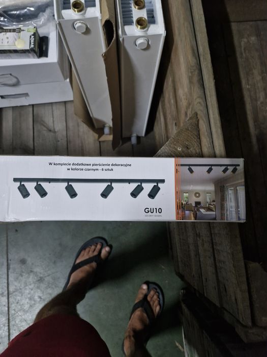 Listwa reflektorowa  maribel czarna 6x gu10 goldlux