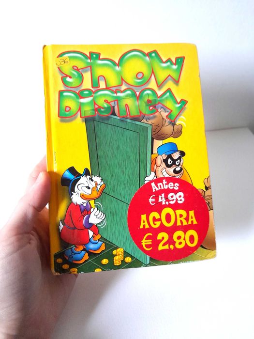 Livro Vintage de BD Show Disney Número 81 Coleção Anos 2000