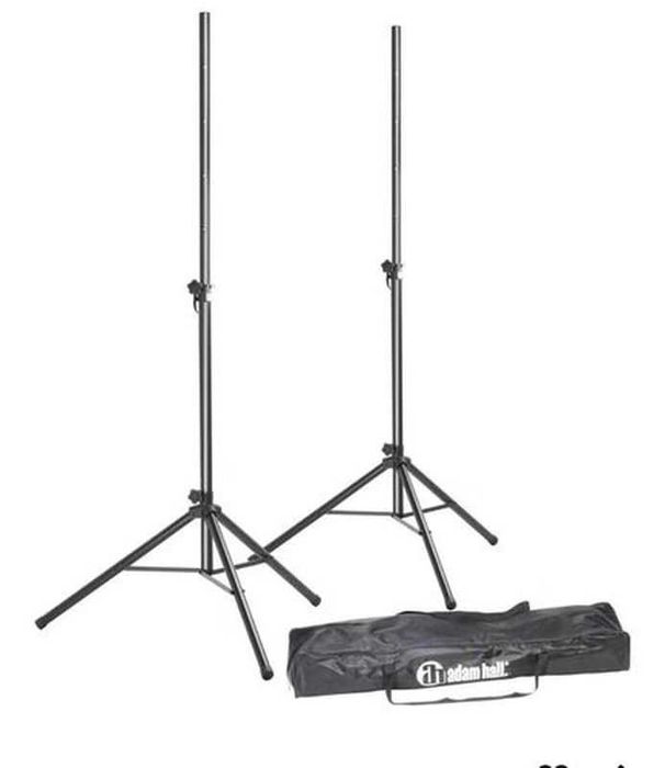 Adam Hall Zestaw 2x statyw głośnikowy + torba