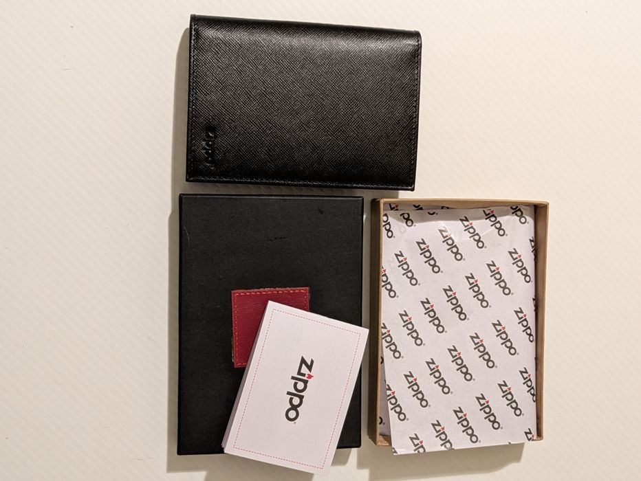 Portfel męski skórzany Zippo Saffiano Business .Nowy. Polecam.