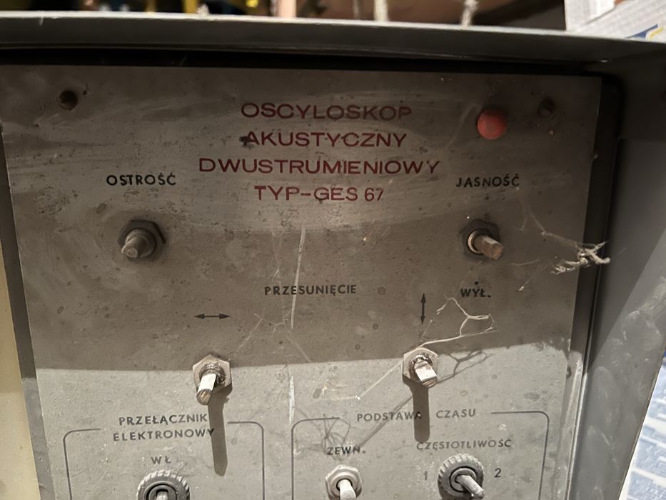 oscyloskop akustyczny dwustrumieniowy typ-ges 67