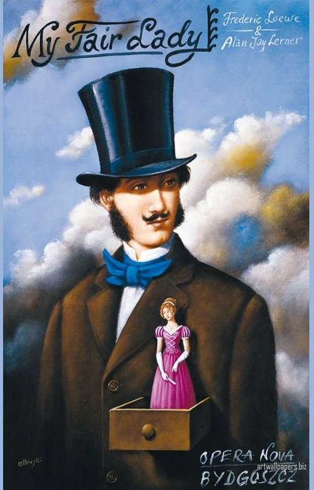 Plakat Rafał Olbiński My Fair Lady